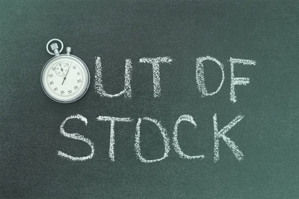 Running out of stock is one of the leading reasons for loss of revenue.